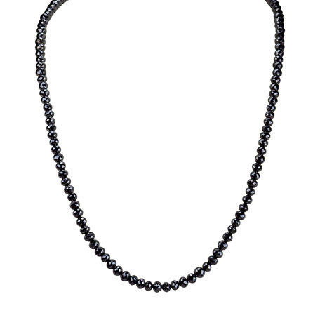Necklace with black diamonds Moonlight Sophie