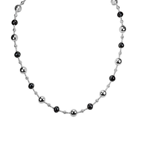 Necklace with black diamonds Seraph Symphony