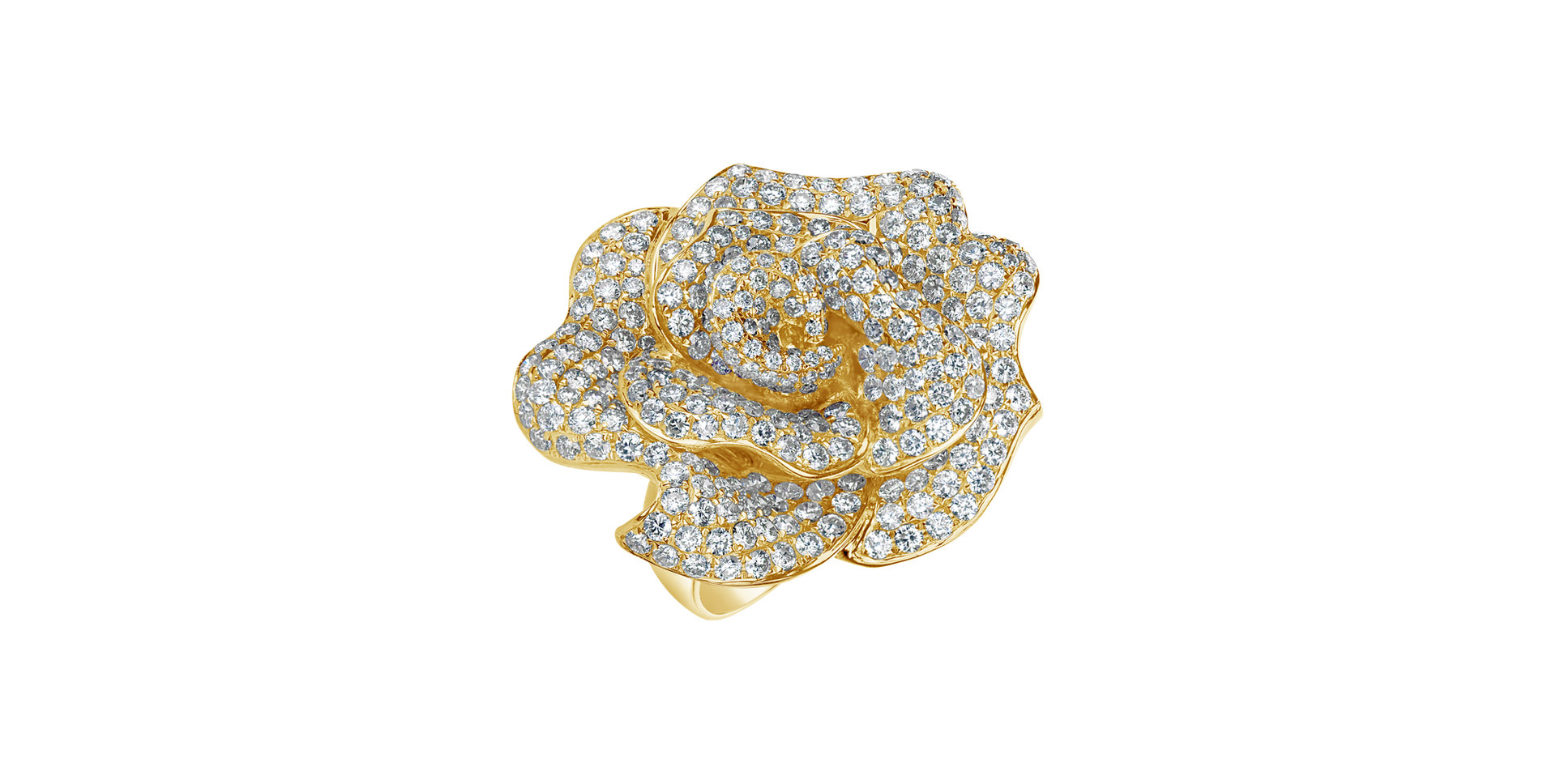 Diamond ring Sunshine Rose