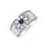 Diamond ring with Sapphire Royal Sapphire4