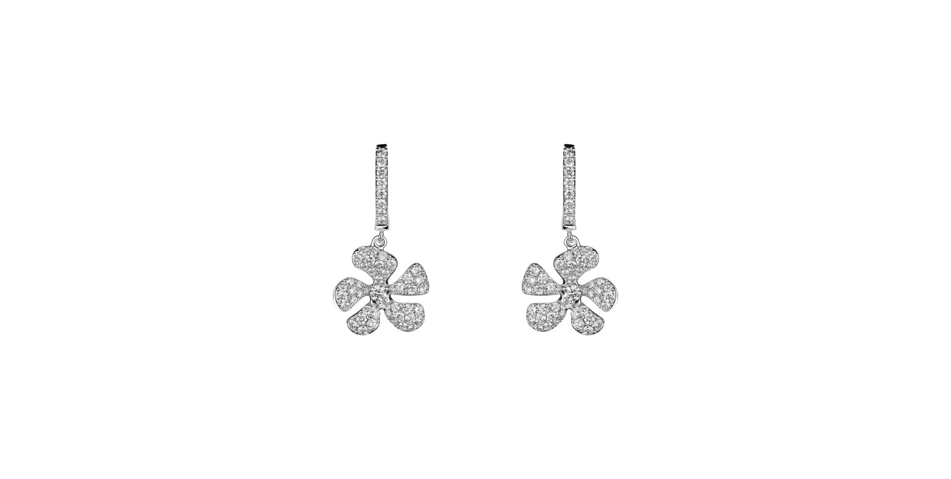Diamond earrings Floral Desire
