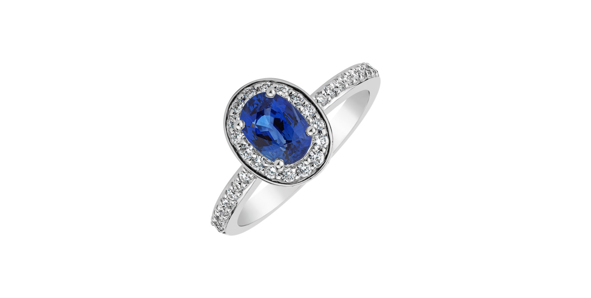 Diamond ring with Sapphire Sapphire Princess