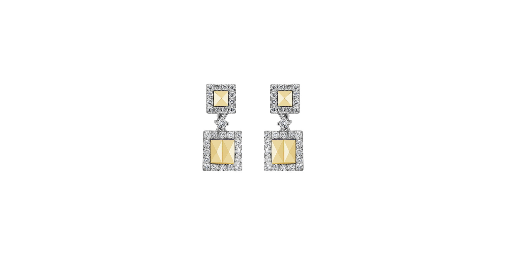 Diamond earrings Geometry Romance