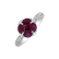Diamond ring with Ruby Elliot4