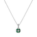 Diamond pendant with Emerald Bound by Wealth3