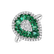 Diamond ring with Emerald Jongvale4