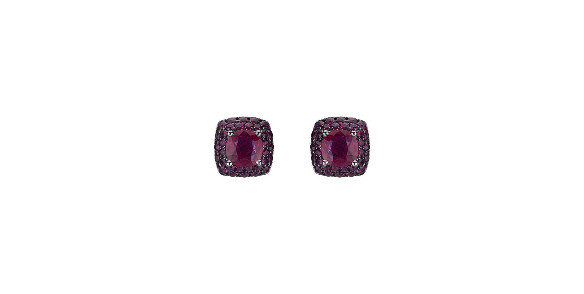 Earrings with Ruby Violette Exlusive