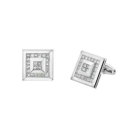 Diamond Cufflinks Luxe Links