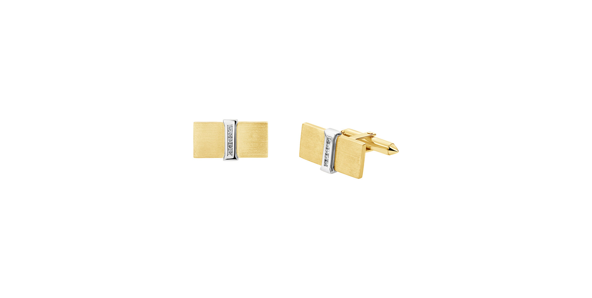 Diamond Cufflinks Marquis