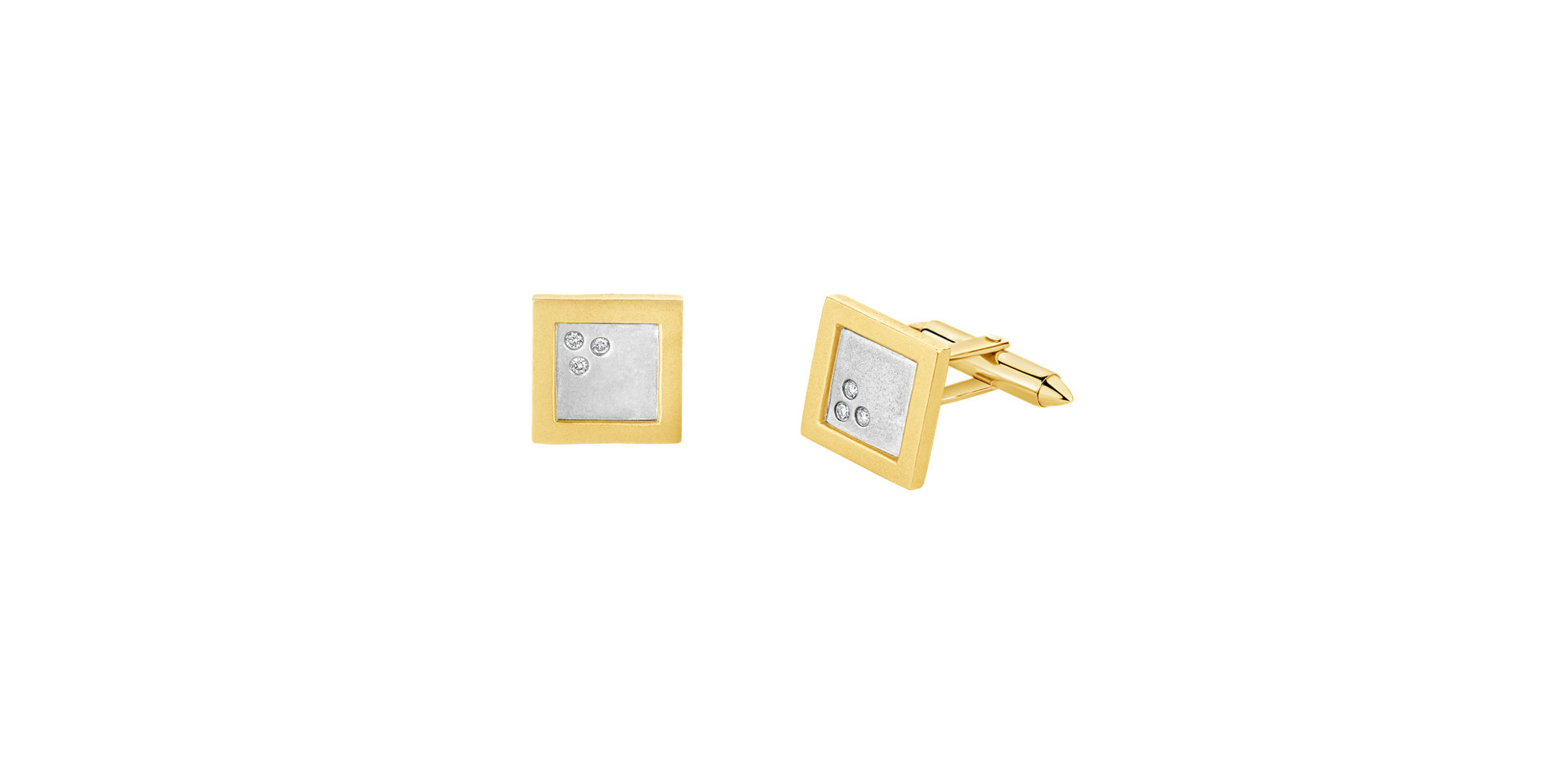 Diamond Cufflinks Whimsical Waltz