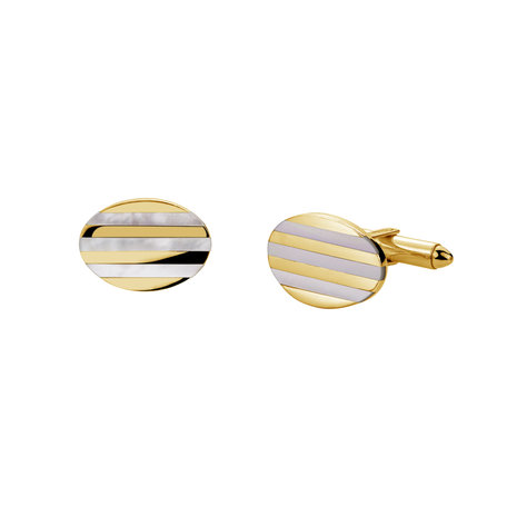 Cufflinks with Mother of Pearl Enchanting Elegance