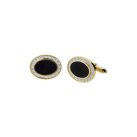 Diamond cufflinks with Onyx Dark Glory