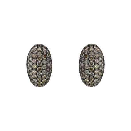 Earrings with brown diamonds Angel Symphony