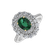 Diamond ring with Emerald Ethereal Whispers3