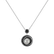 Pendant with black and white diamonds and Pearl Anapos Dream3