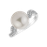 Diamond ring with Pearl Purity of Water4