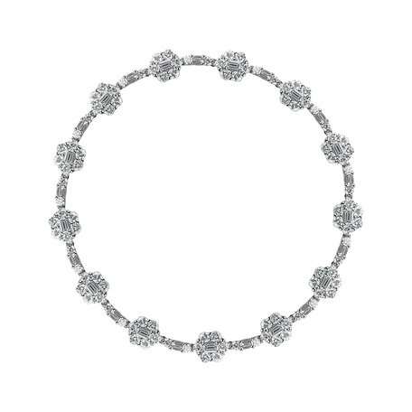 Bracelet with diamonds Flower Meadow