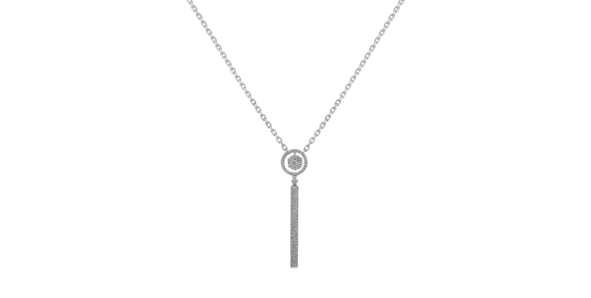 Diamond pendant Tomber