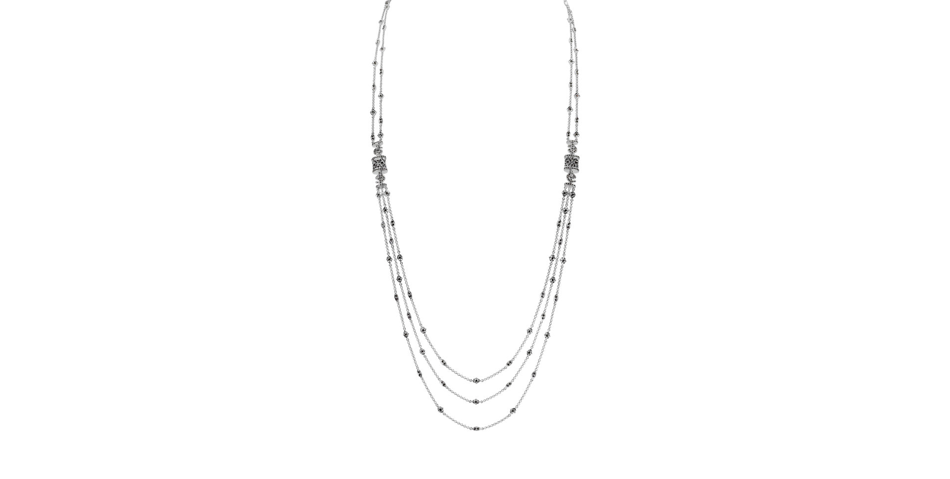 Necklace with black diamonds Venus Essence