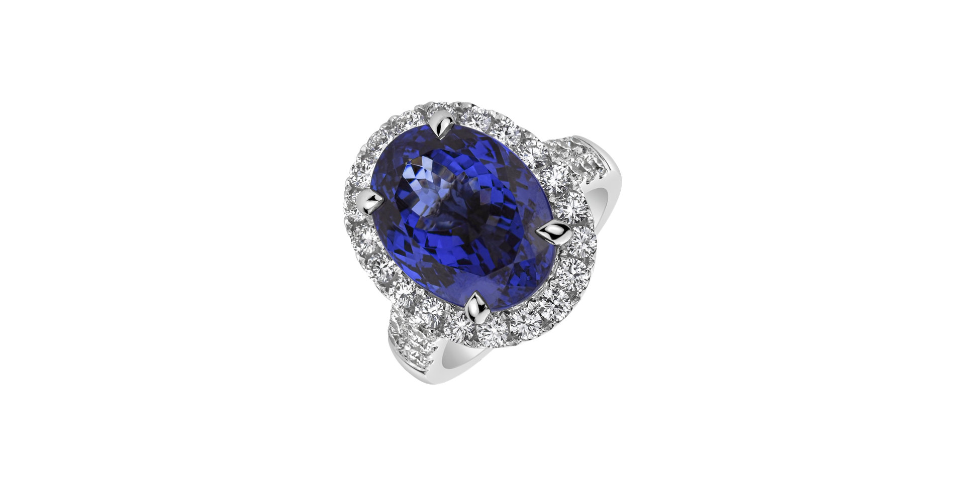 Diamond ring and Tanzanite Renaissance Passion