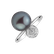 Diamond ring with Pearl Duchess Pleasure3
