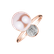 Diamond ring with Pearl Duchess Pleasure3