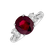 Diamond ring with Ruby Josephine3