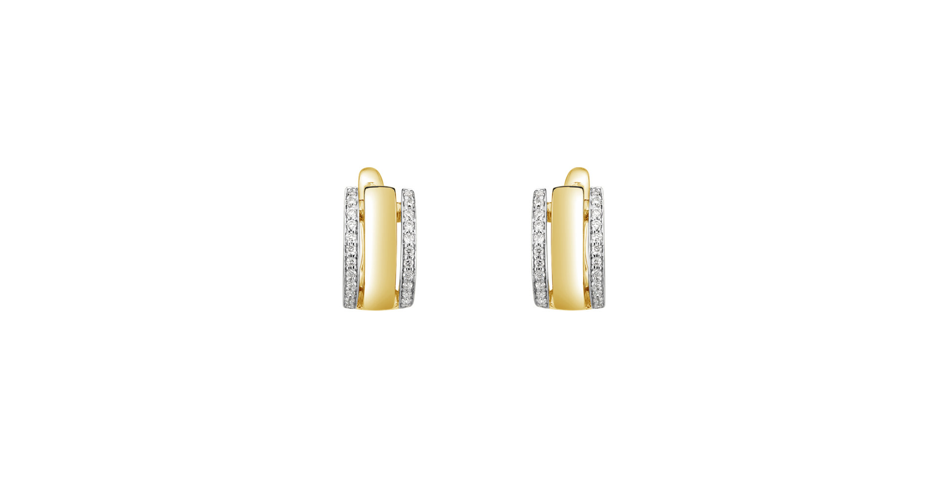 Diamond earrings Amazing Symetry