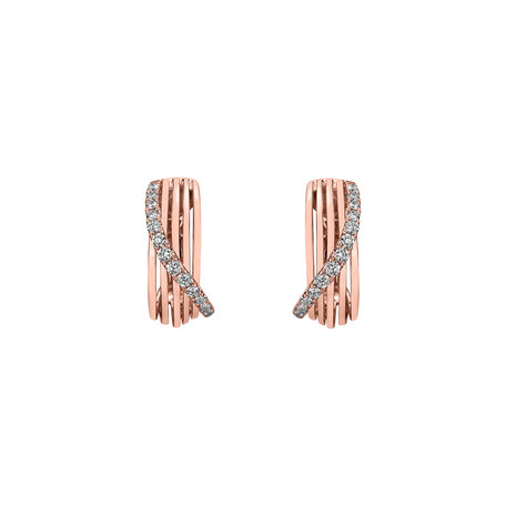 Diamond earrings Fresh Waves