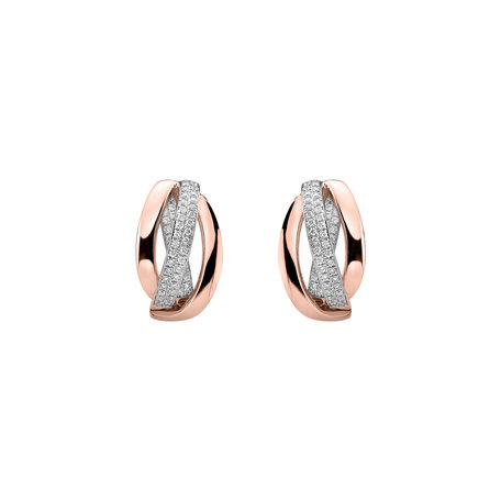 Diamond earrings Charming Ray