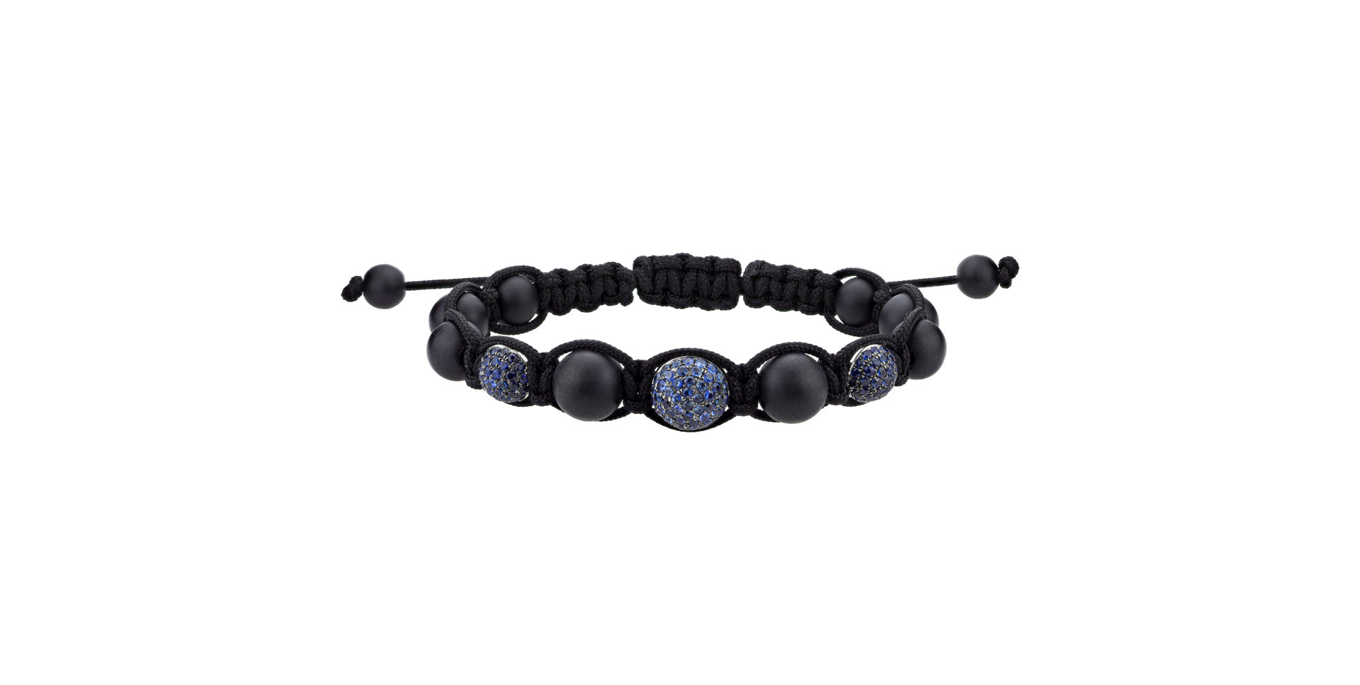 Bracelet with Onyx and Sapphire Ahriman