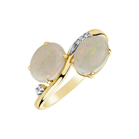 Diamond ring and Opal Amritpal
