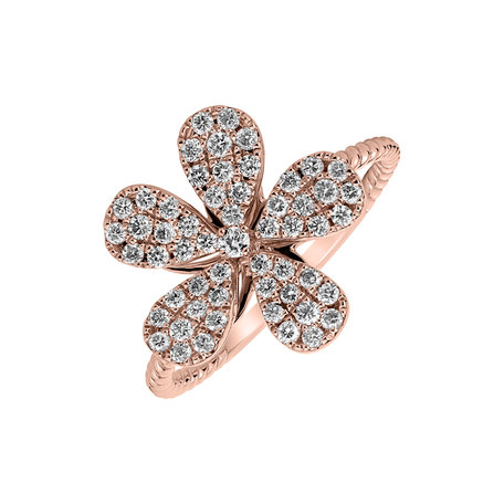 Diamond ring Flower Caress