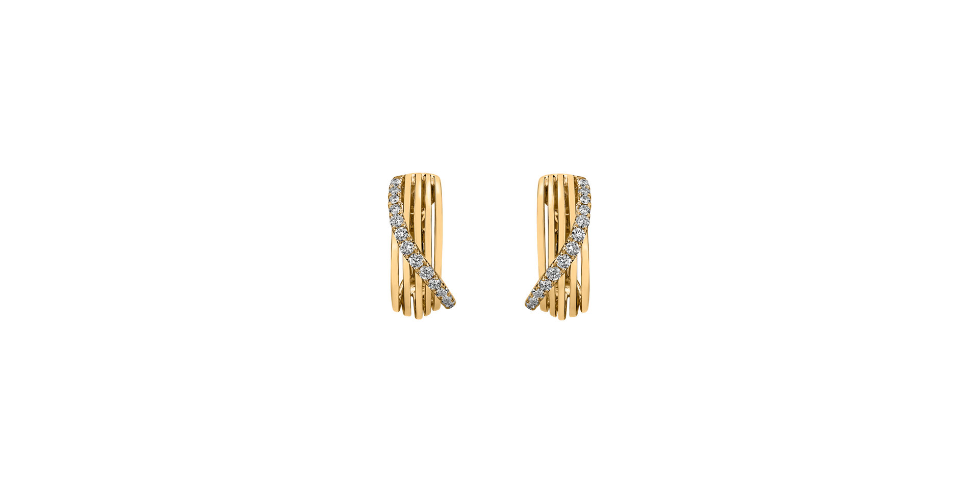Diamond earrings Fresh Waves
