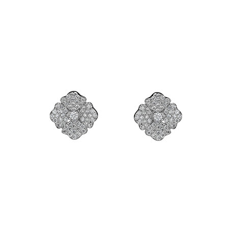 Diamond earrings Moon Flora