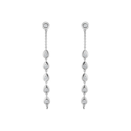 Diamond earrings Shine Waterfall