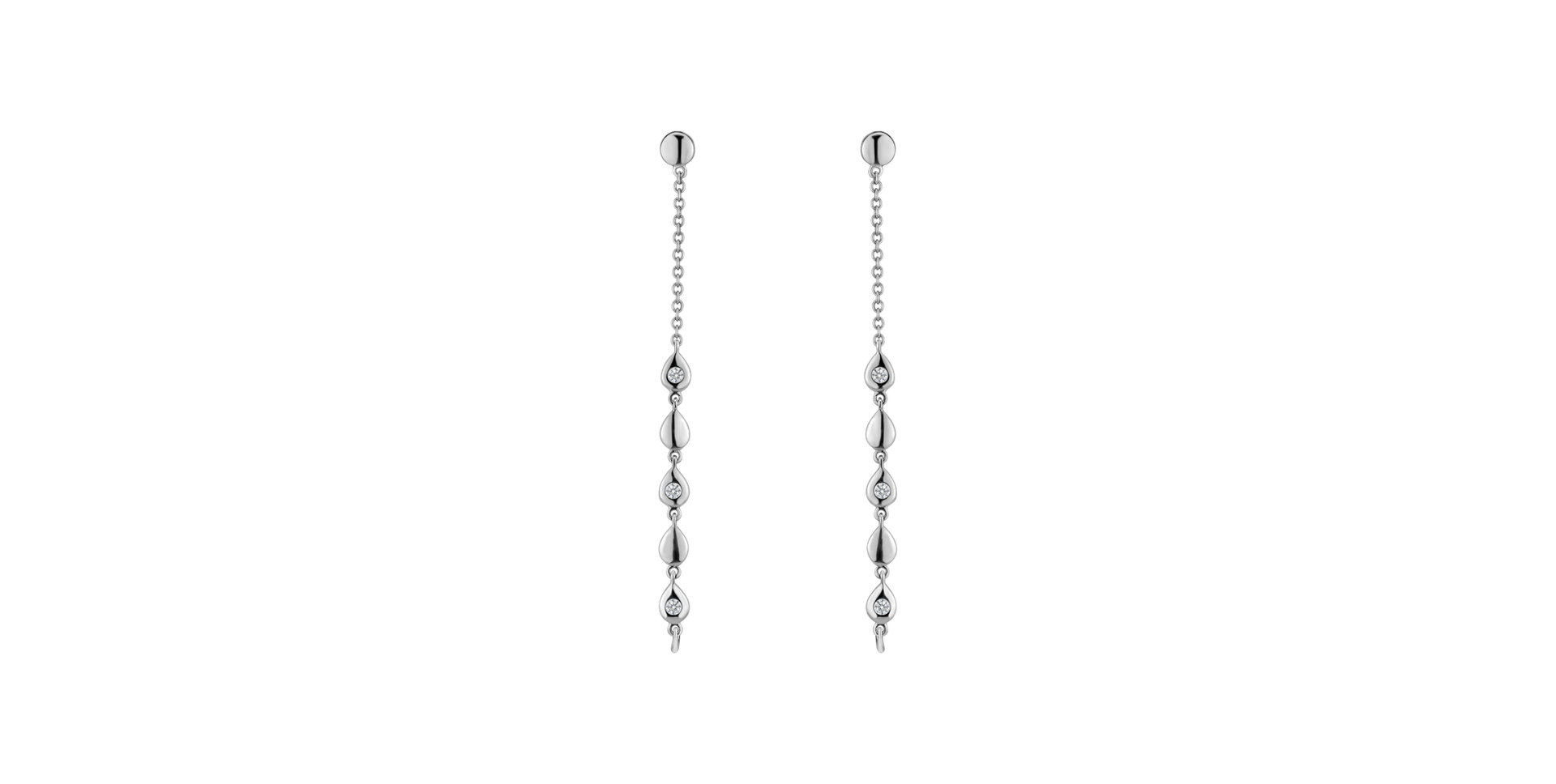 Diamond earrings Shine Waterfall