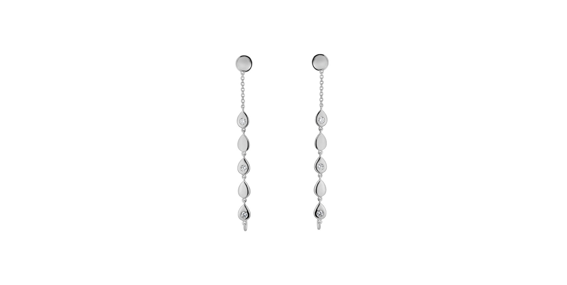 Diamond earrings Shine Waterfall