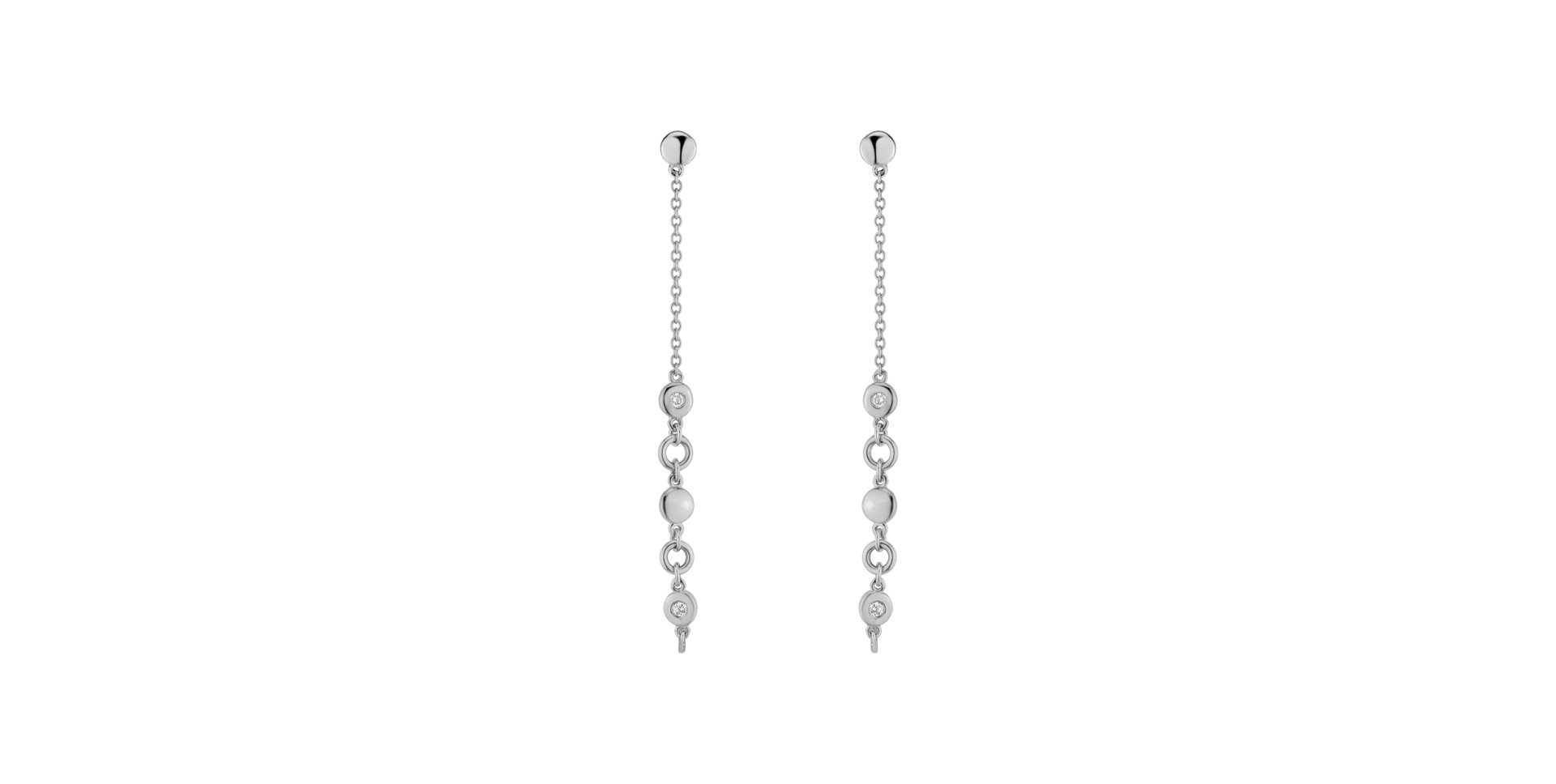 Diamond earrings Endless Waterfall