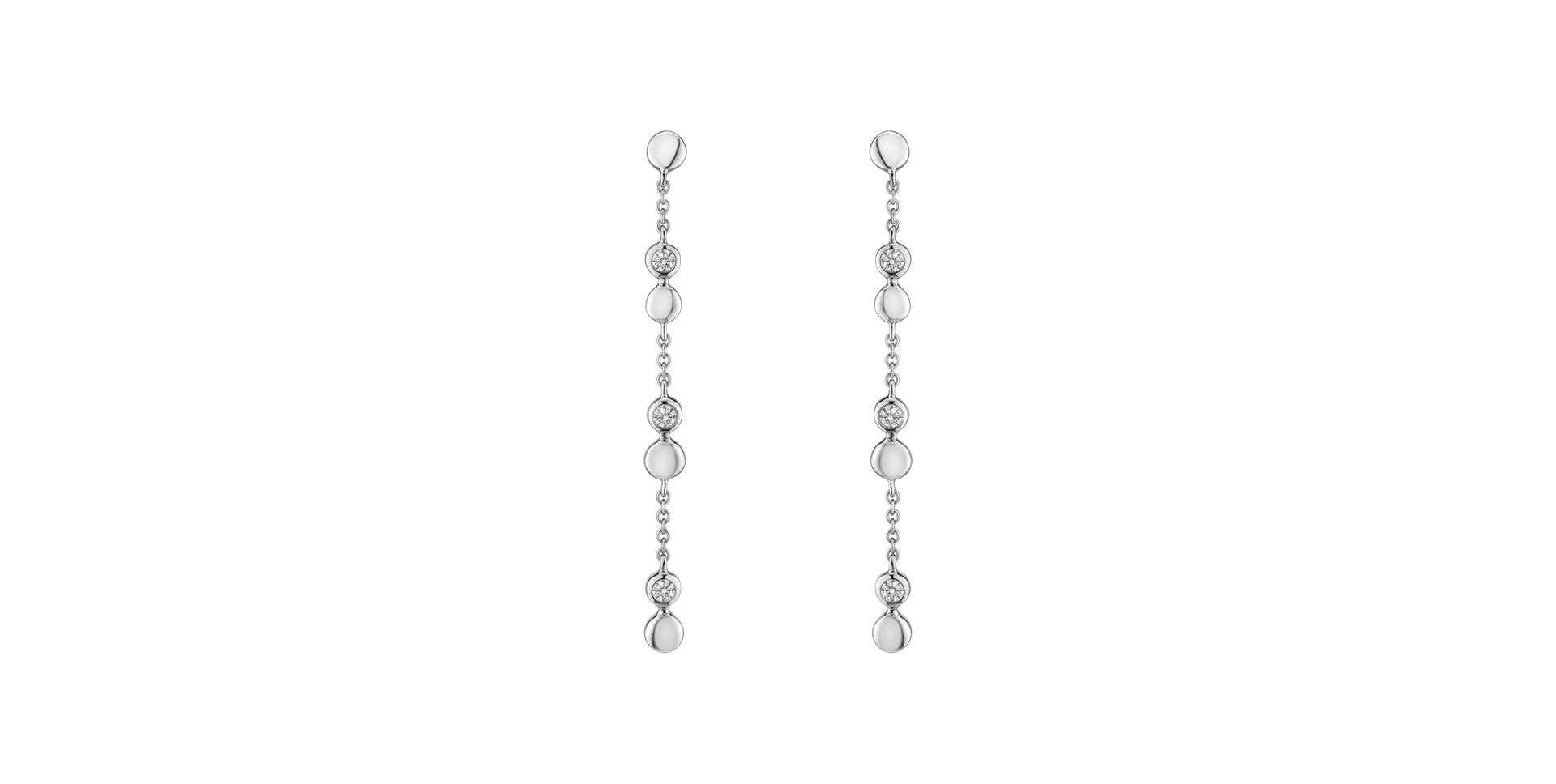Diamond earrings Charming Waterfall