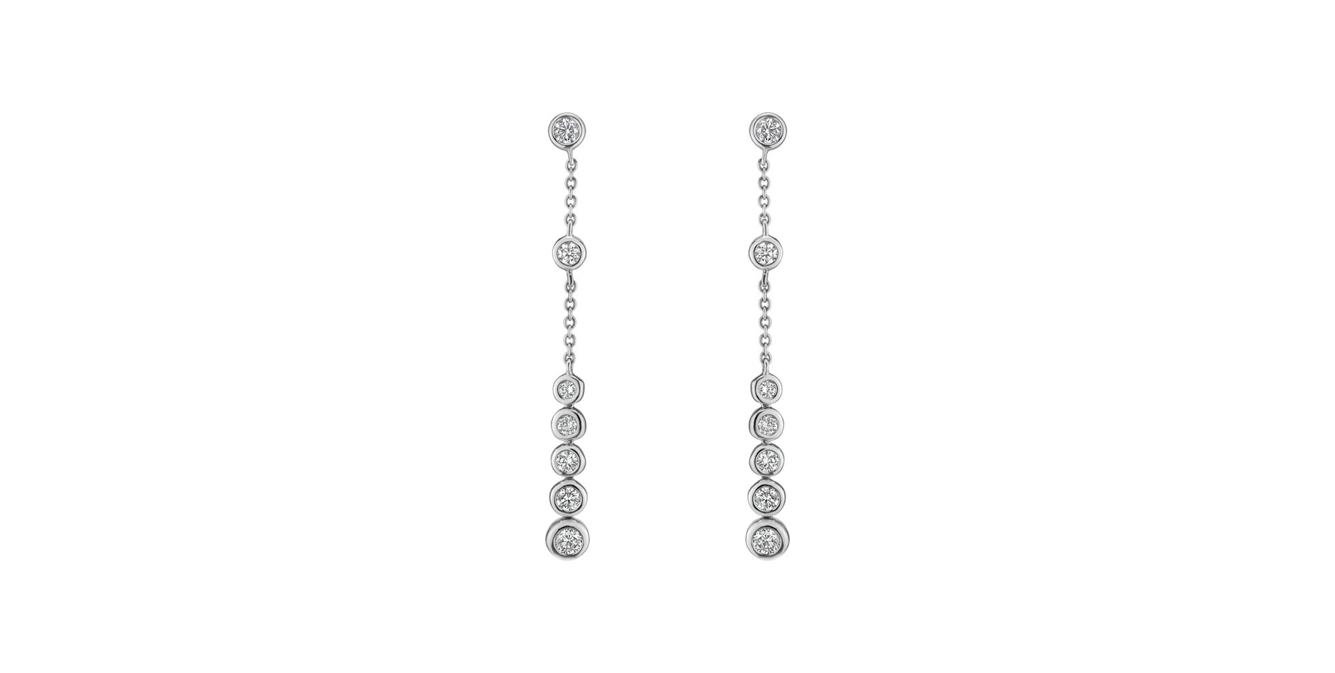Diamond earrings Moonshine Waterfall