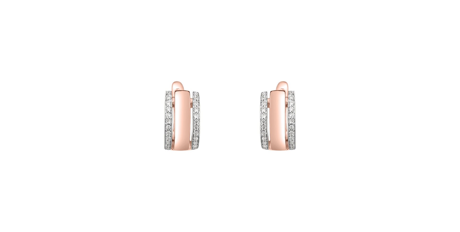 Diamond earrings Amazing Symetry