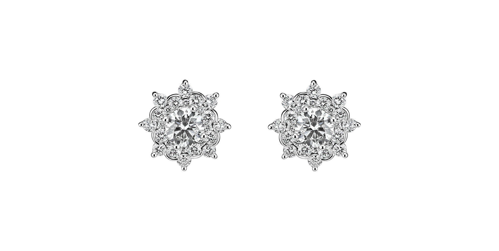 Diamond earrings Sparkling Allure