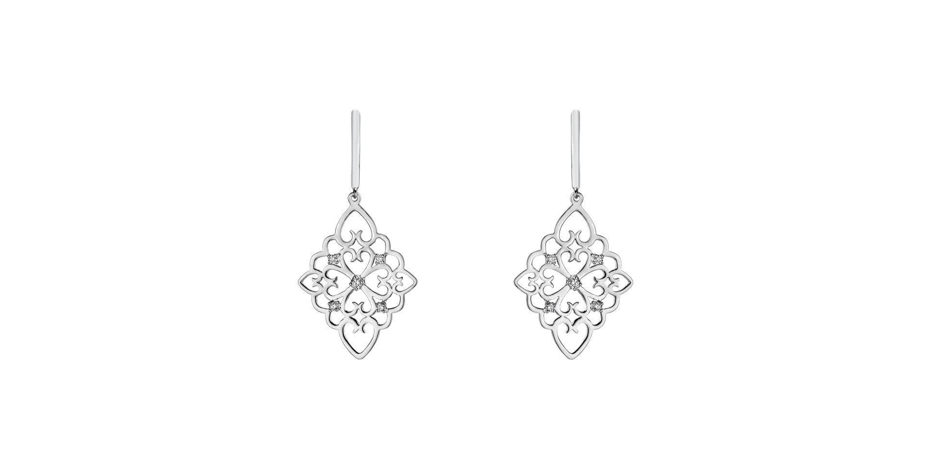 Diamond earrings Folk Treasure