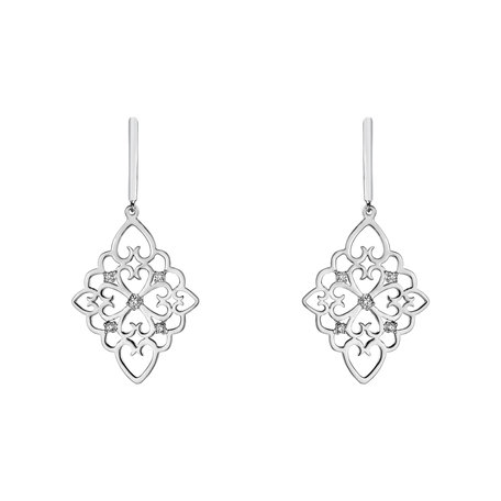 Diamond earrings Folk Treasure