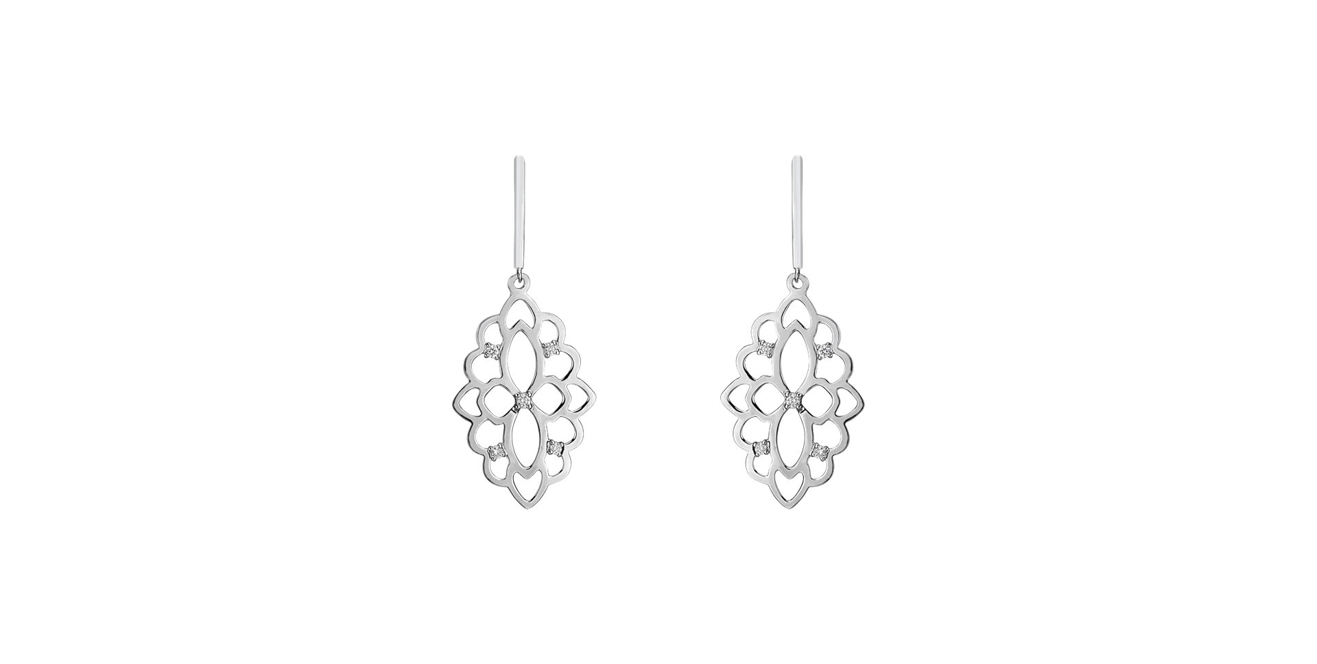 Diamond earrings Folk Heritage