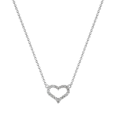 Diamond necklace Glorious Heart