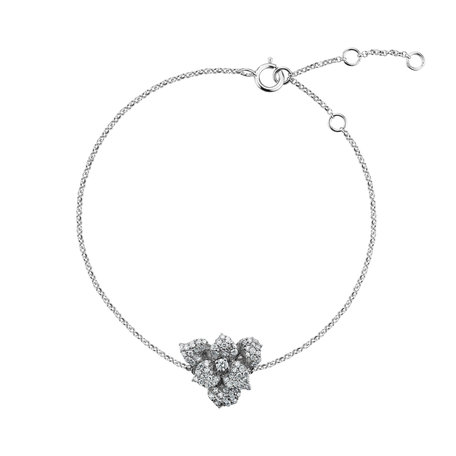 Bracelet with diamonds Central Orchid
