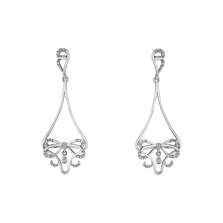 Diamond earrings Butterfly Eden