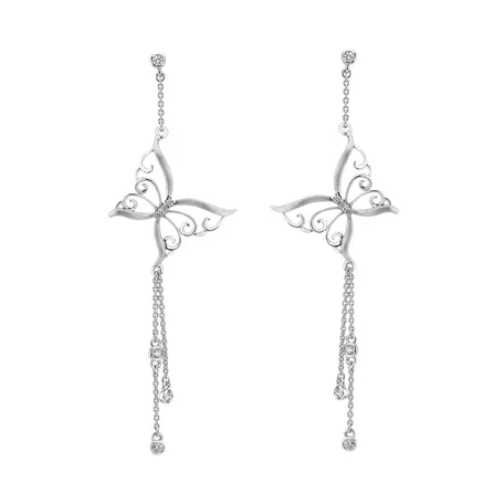 Diamond earrings Butterfly Diamond Flight